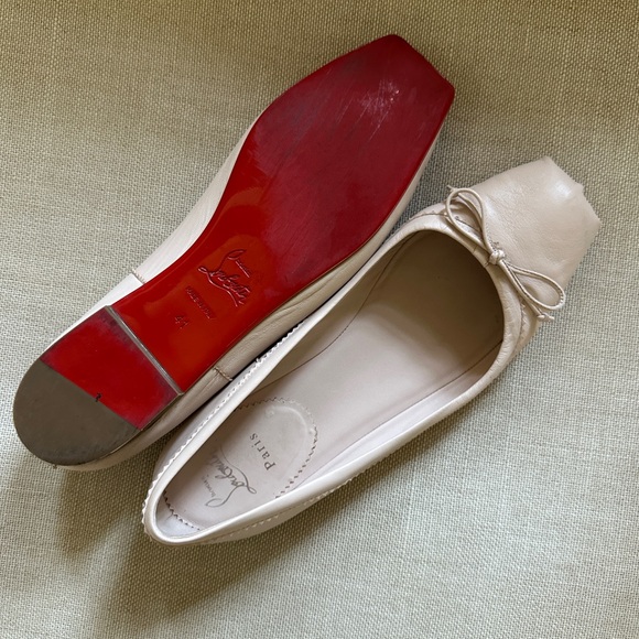 Christian Louboutin Mamadrague Ballet Flat in Leche (ballet pink) sz 41 worn 4x - Picture 11 of 13
